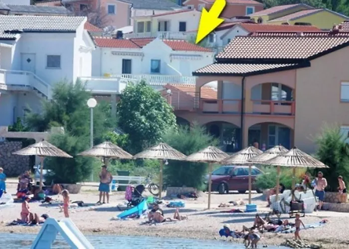 Villa Marilona Appartement 5-6 Personen Im Eg Direkt Am Meer Апартаменты *